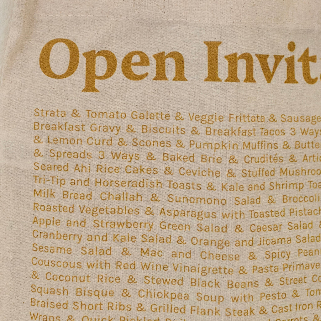 Open Invitation Tote Bags